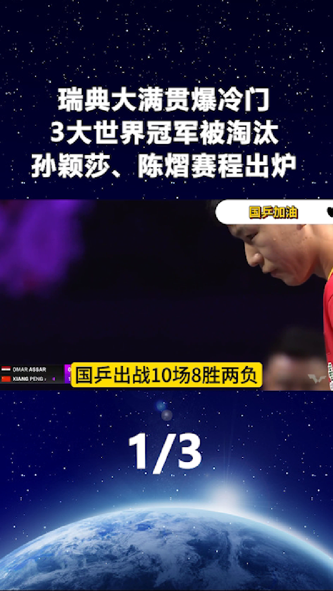 瑞典队完胜中国队,林高远关键制胜 瑞典队完胜中国队,林高远关键制胜